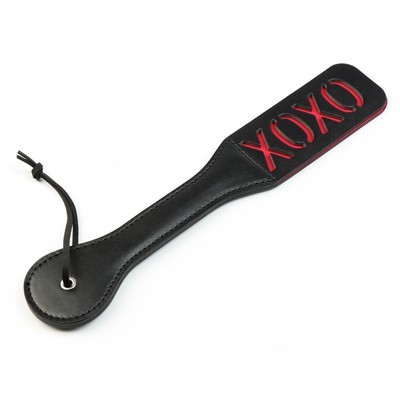 Шлёпалка БДСМ «XOXO», черная, ПВХ, 38×5 см
