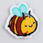 Термоаппликация "Пчелка", 3,3 х 3,6  см - фото 8630470