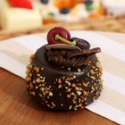 Муляж - магнит "Пирожное Джоли" шоколад, 7х7х6см - фото 8103710