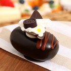 Муляж - магнит "Пирожное Бонбон" шоколад, 8х5х6см - фото 8103752