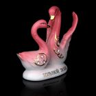 Сувенир керамика "2 лебедя "Большой любви" розовый, со стразами, 7,5х7,5х3,5 см - Фото 2
