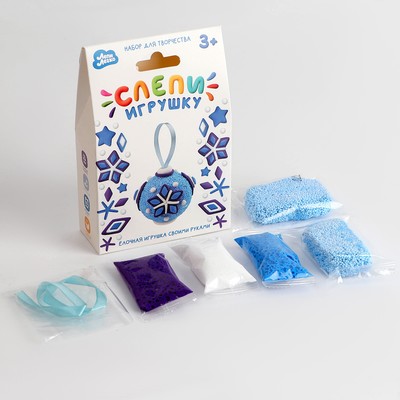 Лёгкий пластилин «Лепи легко», набор «Слепи игрушку» синий
