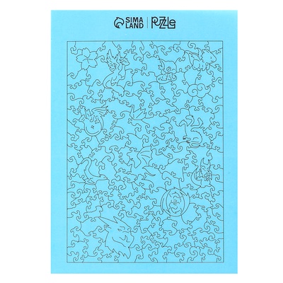 Пазл фигурный «Сказочный дракон», 156 деталей