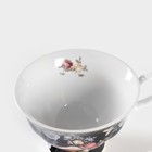 Чайная пара керамическая «Кобальт», 2 предмета: чашка 230 мл, блюдце d=15 см - Фото 4