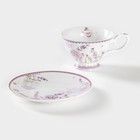 Чайная пара керамическая «Прованс», 2 предмета: чашка 230 мл, блюдце d=15 см - фото 4408978