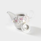 Набор керамический чайный «Прованс», 3 предмета: чайник заварочный 370 мл, чашка 300 мл, блюдце d=15 см - Фото 11