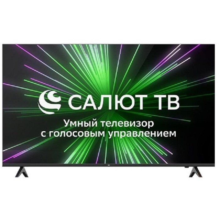 Телевизор BQ 55FSU36B, 55, 3840x2160, DVB-T2/C/S2, HDMI 3, USB 2, SmartTV, чёрный