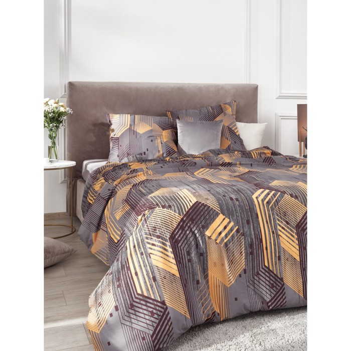 

Постельное бельё 2 сп Guten Morgen Magma, размер 220х214 см, 175х215 см, 70х70 см - 2 шт