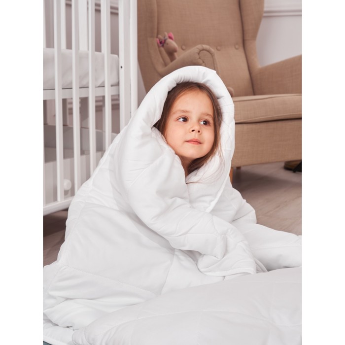 Одеяло Soft kids, размер 110х140 см, белый - Фото 1