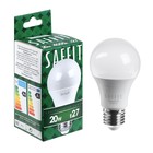 Лампа светодиодная SAFFIT, 20W 230V E27 4000K A60, SBA6020 - фото 3387163