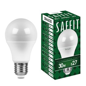 Лампа светодиодная SAFFIT, 30W 230V E27 4000K A65, SBA6530