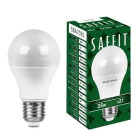 Лампа светодиодная SAFFIT, 35W 230V E27 2700K A70, SBA7035