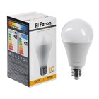 Лампа светодиодная FERON, (30W) 230V E27 2700K A80, LB-130 - фото 3387194