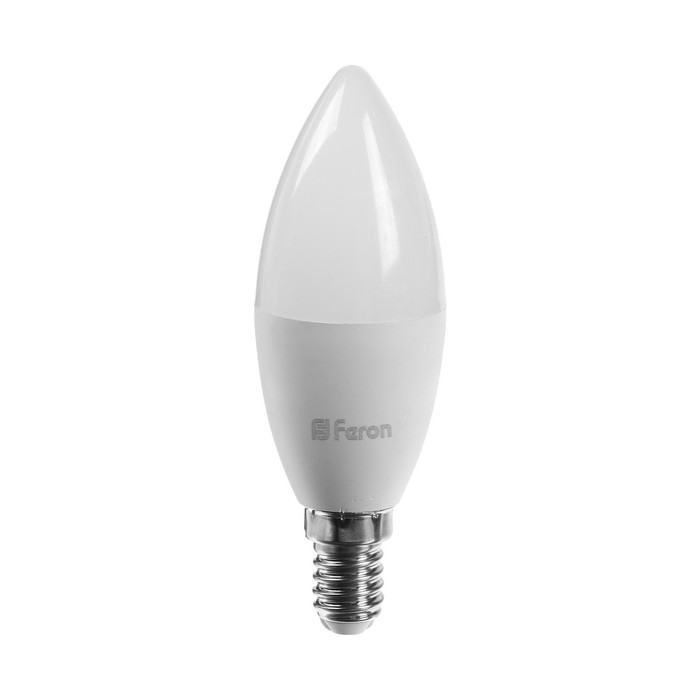 Лампа светодиодная FERON, (11W) 230V E14 6400K С37, LB-770 - фото 1926937771