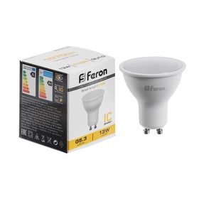 Лампа светодиодная FERON, (13W) 230V GU10 2700K MR16, LB-960