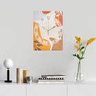 Часы-картина настенные "Абстракция. Осень", плавный ход, 30 х 40 см