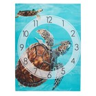Часы-картина настенные "Морская черепаха", плавный ход, 30 х 40 см - Фото 2