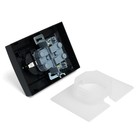 Розетка 2-местная с/з с крышкой, STEKKER серия Эрна, PST16-9015-03, черный - фото 23365538