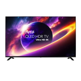 Телевизор HIPER QL50UD700AD, 50", 3840x2160,DVB-T2/C/S2,HDMI 3, USB 2, Smart TV, графитовый