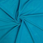 Лоскут, плюш на трикотажной основе, голубой, 100 × 150 см, 100% п/э - фото 8425645