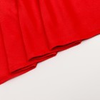 Лоскут Плюш на трикотажной основе,красный 100*150см,100% п/э - фото 806780830