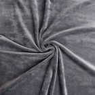 Лоскут «Велюр», на трикотажной основе, серый 100 × 180 см, 80% хлопок, 20% п/э - фото 11736257
