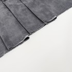 Лоскут «Велюр», на трикотажной основе, серый 100 × 180 см, 80% хлопок, 20% п/э - Фото 2