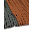Комплект штор «Канвас», размер 200x250 см, 2 шт, цвет асфальт, оранжевый - Фото 3