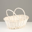 Корзинка с подвижными ручками, 32 х 25 х 13 см, ива 10230497 - фото 838848