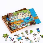 Фигурный пазл «Летний день» + ребусы - фото 24734551