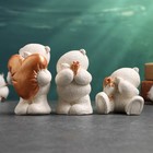 Набор фигур "Мишки с подарками" 10см - Фото 2