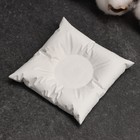 Подсвечник "Подушка" 10х10х3см - фото 23559711