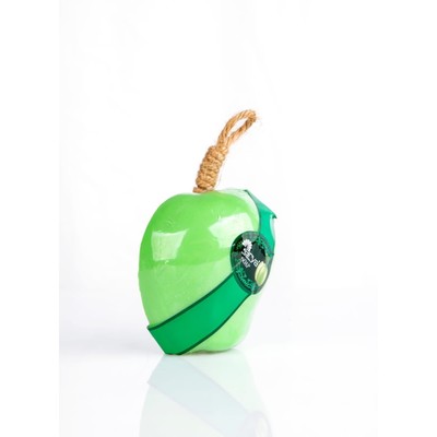 Мыло ручной работы Arya Home «Яблоко», натуральное, глицериновое, цвет зелёный, 100 г