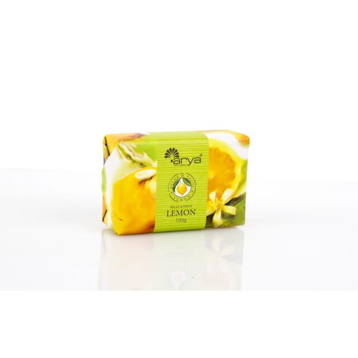 Мыло Arya Home Lemon, цвет жёлтый, 100 г - Фото 1