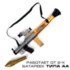 Гранатомет «Базука», стреляет ракетой, световые и звуковые эффекты, на батарейках - Фото 4