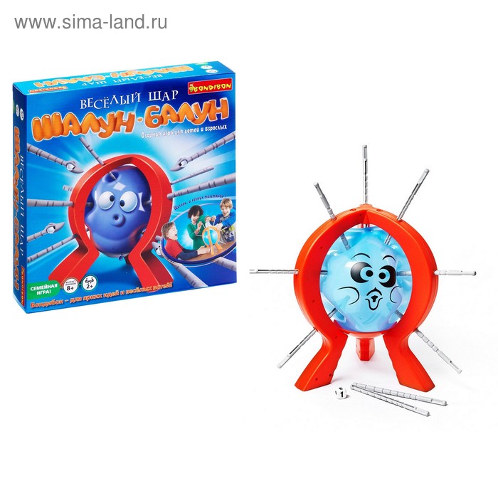Настольная игра "Шалун - Балун Весёлый шар"