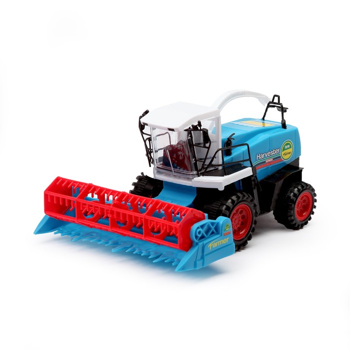 Трактор инерционный «Комбайн», цвета МИКС - фото 1880258096