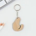 Брелок для ключей деревянный "Весы", кот, 4,5 х 6 см - Фото 4