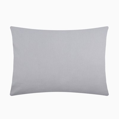 Наволочка Этель, 50х70 см, цв. темно-серый, 100% хлопок, бязь