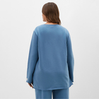Свитшот женский MIST Cozy style, синий, размер 56 - фото 77016