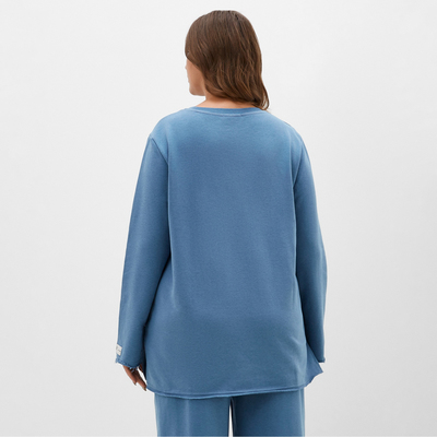 Свитшот женский MIST Cozy style, синий, размер 60