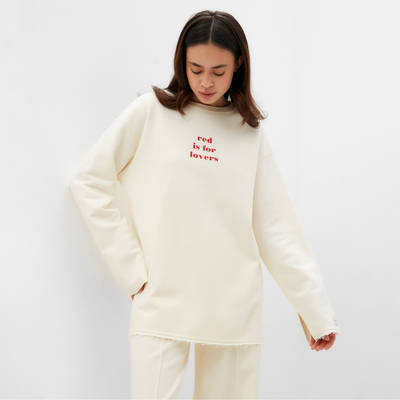 Свитшот женский MIST Cozy style, молочный, размер 42