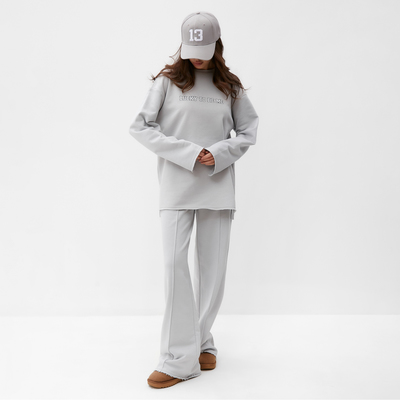 Свитшот женский MIST Cozy style, серый, размер 44