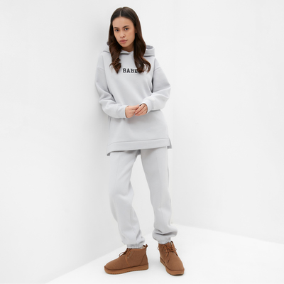 Худи женское MIST Cozy style, серое, размер 42