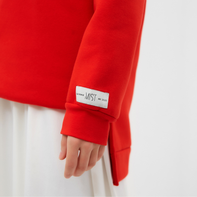 Худи женское MIST Cozy style, красное, размер 48