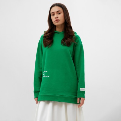 Худи женское MIST Cozy style, зелёное, размер 42