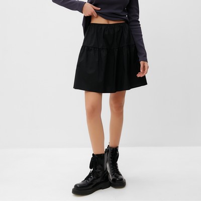 Юбка мини женский MIST, размер 42, чёрный