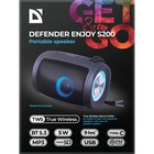 Портативная колонка Defender Enjoy S200, 5Вт, 1200 мАч,BT,FM,USB,microSD, подсветка, черная - Фото 7