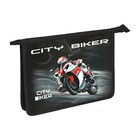 Папка для тетрадей А4, 340×245×50 мм, молния сверху, объемный 3D рисунок, «Сити байкер» - Фото 2