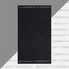 Полотенце махровое «Этель» Sport, 70×130 см, хлопок 100%, чёрное - Фото 1